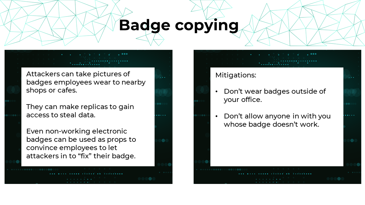 badge copying